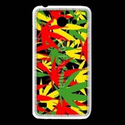 Coque Huawei Y550 Fond de cannabis coloré