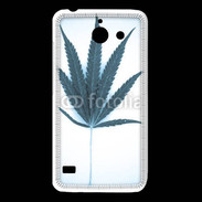 Coque Huawei Y550 Marijuana en bleu et blanc