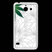 Coque Huawei Y550 Fond cannabis
