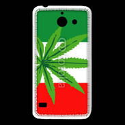 Coque Huawei Y550 Drapeau italien cannabis