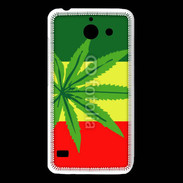 Coque Huawei Y550 Drapeau reggae cannabis
