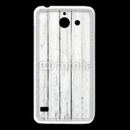 Coque Huawei Y550 Aspect bois blanc vieilli
