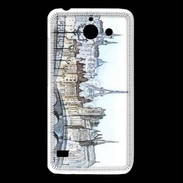 Coque Huawei Y550 Vintage Paris en dessin 2