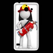 Coque Huawei Y550 Je suis un pompier 600