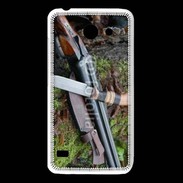 Coque Huawei Y550 Fusil de chasse et couteau 2