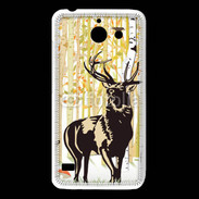 Coque Huawei Y550 Illustration de cerf 5
