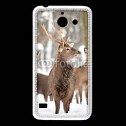 Coque Huawei Y550 Cerf et biche en troupeau