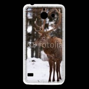 Coque Huawei Y550 Cerf en hiver 56