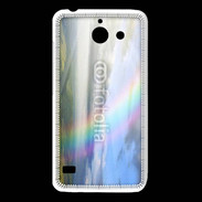 Coque Huawei Y550 Arc en ciel à la montagne