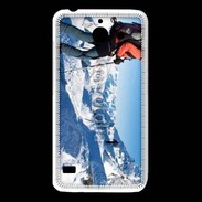 Coque Huawei Y550 Skieuse en montagne extrême 5
