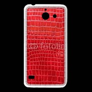 Coque Huawei Y550 Effet crocodile rouge