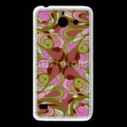 Coque Huawei Y550 Ensemble floral Vert et rose