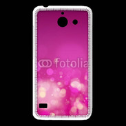 Coque Huawei Y550 fond rose or