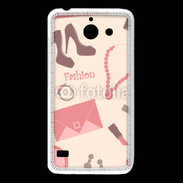 Coque Huawei Y550 Fond fashion rose 4