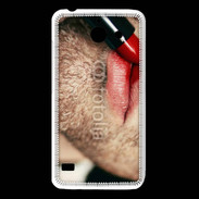 Coque Huawei Y550 bouche homme rouge