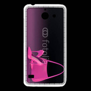Coque Huawei Y550 Escarpins et sac à main rose