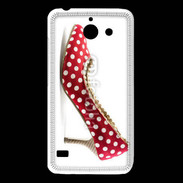 Coque Huawei Y550 escarpin petits pois