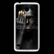 Coque Huawei Y550 Fashion en noir et or