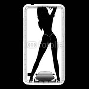 Coque Huawei Y550 Silhouette sexy avec voiture