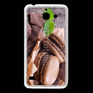 Coque Huawei Y550 Macaron chocolat 