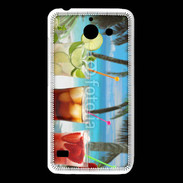 Coque Huawei Y550 Cocktail sur la plage