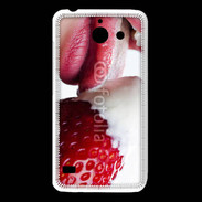 Coque Huawei Y550 Fraise et bouche 2