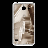 Coque Huawei Y550 Expresso noir et blanc