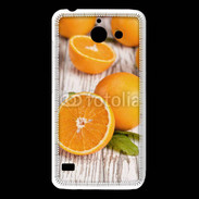Coque Huawei Y550 Belles oranges sur fond en bois