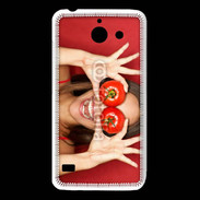 Coque Huawei Y550 Femme tomate humour