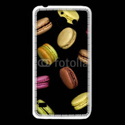 Coque Huawei Y550 Macarons sur fond noir
