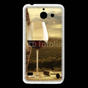 Coque Huawei Y550 Verre de vin rouge et vignes