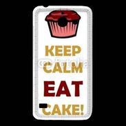 Coque Huawei Y550 Keep calm eat cake