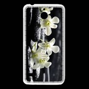 Coque Huawei Y550 Orchidée blanche Zen 11