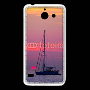 Coque Huawei Y550 Couché de soleil en mer 50