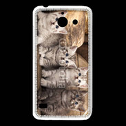 Coque Huawei Y550 Chaton gris 2
