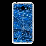 Coque Huawei Y550 Toile d'araignée bleue