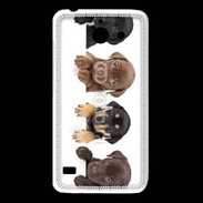 Coque Huawei Y550 Alignement de petits chiens