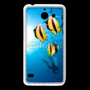 Coque Huawei Y550 Poisson jaune et noir