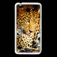 Coque Huawei Y550 Portrait de léopard