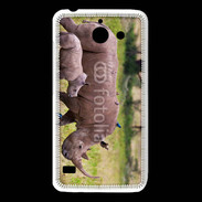 Coque Huawei Y550 Rhinocéros et son petit