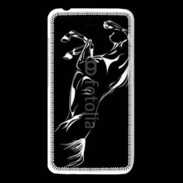 Coque Huawei Y550 Illustration cheval noir