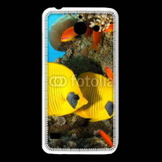Coque Huawei Y550 Poissons exotiques jaune 5