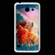 Coque Huawei Y550 Méduse géante et poissons