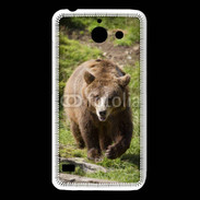 Coque Huawei Y550 Ours brun en ballade