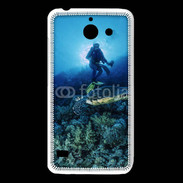 Coque Huawei Y550 Tortue et plongeur