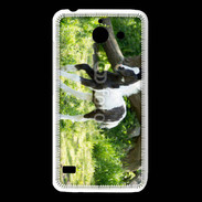 Coque Huawei Y550 Poulain noir et blanc