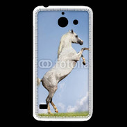 Coque Huawei Y550 Cheval arable robe grise
