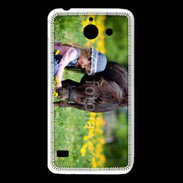 Coque Huawei Y550 Enfant et cheval