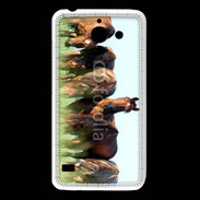 Coque Huawei Y550 Groupe de chevaux