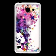 Coque Huawei Y550 Cheveux de papillons